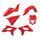 Set plastik POLISPORT 91075 restyling Beta Red