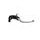 Adjustable folding lever ACCOSSATO LV020 in aluminium for Nissin radial brake master cylinder srebrna
