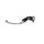 Adjustable folding lever ACCOSSATO LV010 in aluminium for original clutch master cylinders srebrna