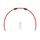 Set cevi za sklopko Venhill POWERHOSEPLUS KAW-11010CS-RD (1 cev v kompletu) Red hoses, stainless fittings