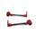 Lever guard ACCOSSATO DE003 with black hose and joint right + left, aluminium