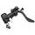 Thumb brake master cylinder ACCOSSATO BP011 piston diam. 13.5 mm with bent lever, without bracket