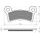 Zavorne obloge GOLDFREN 354 S33 STREET REAR (1 set = 4 pcs)
