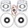 Complete Gasket Kit with Oil Seals WINDEROSA 711163Y