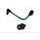 Lever guard in aluminium + right end ACCOSSATO DE005 with blue hose and joint levi