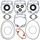 Complete Gasket Kit with Oil Seals WINDEROSA 711163X
