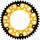 Rear sprocket SUPERSPROX STEALTH RST-855:47-GLD zlata 47T, 520