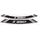 Rim strip PUIG Z650 9290B bela set of 8 rim strips