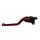 Clutch Lever ACCOSSATO ESS014 fixed CNC-worked aluminium, red