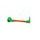 Lever guard ACCOSSATO DE001 with orange hose and joint right, aluminium