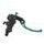 Radial brake master cylinder ACCOSSATO PC011 19 x 19 with folding lever,green