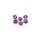 Nuts PUIG ANODIZED 0735L violet M5 (6pcs)
