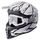 Cross helmet GMS FORTIS ZG14022 matt black-white M