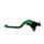 Clutch Lever ACCOSSATO ESC777 fixed CNC-worked aluminium, green