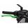 Brake lever without adapter PUIG 4.0 4120VN dolga (long) green/black