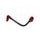Lever guard ACCOSSATO DE002 with black hose and joint left, aluminium