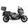 Complete set of SHAD TERRA TR40 adventure saddlebags and SHAD TERRA BLACK aluminium 48L topcase, including mounting kit SHAD HONDA X-ADV 750