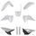 Set plastik POLISPORT 91599 Bela
