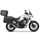 Komplet aluminijastih kovčkov z nosilci in ploščo SHAD TERRA BLACK, 37L zadnji kovček in 36L stranski kovčki SHAD HONDA CB 500 X