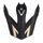 Helmet peak SHOT TREK RALLY A08-21E3-B04 black / sand glossy