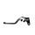 Clutch Lever ACCOSSATO ESY688 fixed CNC-worked aluminium, silver