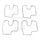 Float bowl gasket TOURMAX 4 pieces