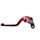 Clutch Lever ACCOSSATO ESB022 fixed CNC-worked aluminium, red