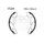 Brake shoe set EBC Y534
