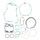 Celoten set tesnil za motor ATHENA P400485850116