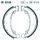 Brake shoe set EBC H310G grooved includings springs