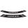 Rim strip PUIG TRACER 9293P srebrna set of 8 rim strips