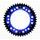 Zadnji verižnik (zobnik) SUPERSPROX STEALTH RST-1306:44-BLU moder 44T, 530