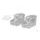 Risers PUIG PULLBACK 21811P srebrna height 20mm, d 25mm, back 16mm