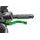 Clutch lever without adapter PUIG 280VT kratka (short) green/orange