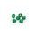 Nuts PUIG ANODIZED 0736V zelena M6 (6pcs)