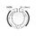 Brake shoe set EBC H346 includings springs