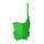 Number plate POLISPORT 8665900001 green 05
