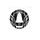 Fuel cap cover PUIG RADIKAL 6296U siva