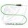 Zajla za plin Venhill D02-4-107-GR featherlight (long) zelena