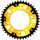 Rear sprocket SUPERSPROX STEALTH RST-1303:43-GLD zlata 43T, 520