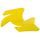 Radiator scoops POLISPORT 8411400001 (par) yellow RM 01