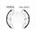 Brake shoe set EBC H345G grooved