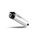 Celoten izpušni sistem 2x1 MIVV OVAL K.057.K4C Titanium with carbon cap