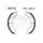 Brake shoe set EBC S625G grooved