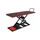 Motorcycle lift LV8 NANO 400 FLOOR VERSION EN400GE.R with electro-hydraulic unit (black and red RAL 3002)