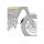 Front fender extension PUIG 21850N črna