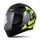 Integralna čelada CASSIDA Orbit Grind black matt, yellow fluo XL