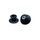 Aluminium bobbins LV8 DIAVOL E201/08125N M8x1,25 črna
