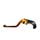 Clutch Lever ACCOSSATO ESH088 fixed CNC-worked aluminium, orange