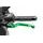 Clutch lever without adapter PUIG 260VN poklopna (foldable) green/black